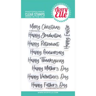 Avery Elle Clear Stamps - Classic Sentiments
